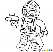 How To Draw X Wing Pilot Lego Starwars How To Draw Drawing Ideas Draw Something Drawing Tutorials Portal Star Wars Drawings Drawings Lego Star Wars