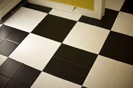 Rinse with clean water, and let it dry. scuff and repair any damaged tiles. How To Painted Checkerboard Tile Floor Make Diy Projects And Ideas For Makers Tile Floor Diy Checkerboard Tile Floor Diy Flooring