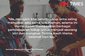 Ada juga nama lain dari kata ini yaitu anggara yang berasal dari bahasa. 10 Ucapan Selamat Hari Ibu Untuk Mertua Penuh Kehangatan