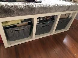 But in its heart, this bench is a true work horse. Ikea Inspired Storage Bench Furniture Home Living Home Improvement Organization Storage Boxes Baskets On Carousell