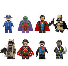 Red Robin Martian Manhunter Minifigures Compatible Lego Toy Super Heroes Building Block Lego Dc Hero Set Lego Toy