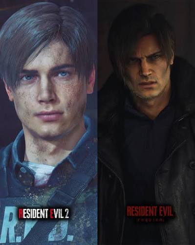 I think I actually prefer Leon’s RE2 look to any of his other ...