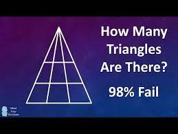 Touch device users can explore by touch or with swipe gestures. 98 Fail How Many Triangles Are There Viral Bollywood Puzzle Youtube
