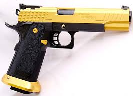 Custom Black And Gold 1911 Custom Made Guns Airsoft Guns Hand Guns