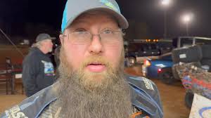 Winner interview with the first ever winner with the Southern Wedge Late  Models at Harris Speedway Kennie Compton Jr.