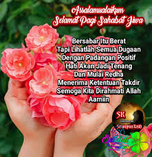 We did not find results for: Serumpun Kasih Assalamualaikum Selamat Pagi Sahabat Facebook