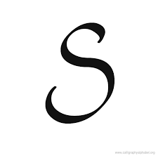 Alphabet S Calligraphy Sample Styles Calligraphy Alphabet Calligraphy Alphabet Lettering Styles Alphabet Cursive S