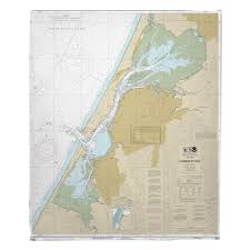 Ca Eureka Humboldt Bay Ca Nautical Chart Blanket In 2019