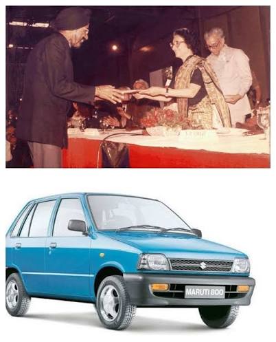 Maruti Suzuki celebrates 37 years of the iconic Maruti 800😎 . . ▷Former Prime Minister of India Indira Gandhi inaugurated the first Maruti Suzuki factory in India on 14 December, 1983 ▷Along
