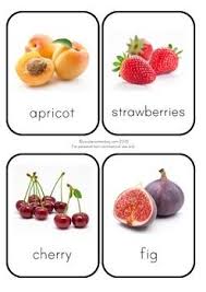 Photo Fruit Cards Food Nutrition Healthy Food Choices