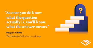 The hitchhiker's guide to the galaxy study guide. 42 Clever And Deep Quotes From The Hitchhiker S Guide To The Galaxy Audible Com