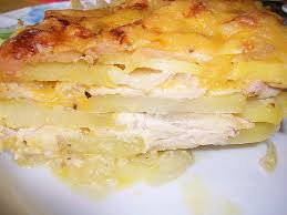 мясо по французски с ананасом и картошкой в духовке Kartofelnaya Zapekanka S Kuricej I Syrom Po Francuzski Recept Idei Dlya Blyud Kartofelnye Zapekanki Kartofel S Kuricej
