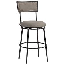 Browse our selection of counter stools and bars stools at lexington home brands. Hillsdale Thielmann Transitional Commercial Grade Swivel Bar Stool With Nailhead Trim Vandrie Home Furnishings Bar Stools