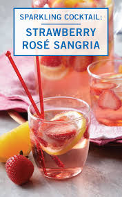 Whether you are having a fun get together with your friends mojito is a simple and delightful drink that should be on every drinker's list of cocktails that they must know how to make. Sparkling Strawberry Rose Sangria Kroger Recipe Rose Sangria Pink Cocktail Recipes Easter Cocktail Recipes