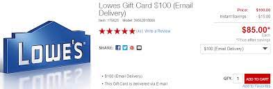 $100 lowe's gift card for at staples. 100 Lowe S Egift Card For 85 At Staples