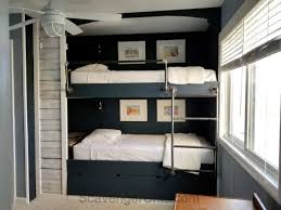 This allows it to fit under the common 8 foot ceiling height without compromising head room, by assuming half of the bed is for the footer and does not require. Bunk Bed Fitted Quilt Diy Scavenger Chic