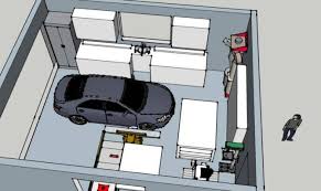 How is the garage shop layout in woodshop? Two Car Garage Workshop Layout House Plans 48554