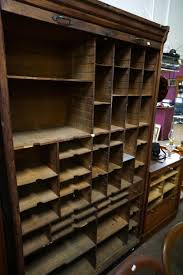 Dual lock bars secure both ends of drawers. Sold Price Large Antique Roll Front Filing Cabinet 125 Wide X 200 Cm High Invalid Date Aest
