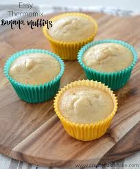 Easy Thermomix Banana Muffins Create Bake Make Thermomix Banana Muffins Banana Muffins Banana Recipes Thermomix