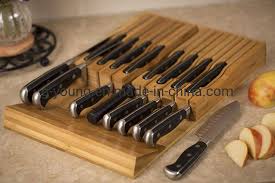 Check spelling or type a new query. China Bamboo Kitchen In Drawer Bamboo Knife Storage Block Knife Block Holder China Kitchen Rack And Storage Holder Price