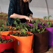 The calculations also assume the entire pot will be filled with soil. Grow Bags 7 Gallon Colored Fabric Pots Healthy Landscape Grow Bags Plants