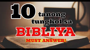Can you land the punchline or is it mia? Bible Quiz Bee Questions Tagalog Quiz Questions And Answers