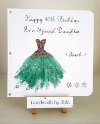 Handmade Birthday Card For My Daughter Check Out This Item In My Etsy Shop Https Www Etsy Com Uk Listing 700753594 40th Birthday Card Sp 40th Birthday Cards 21st Birthday Cards 18th Birthday Cards