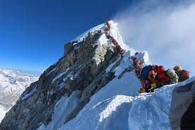 I'm on top of the world i'm on top of the world, yeah #mounteverest #labrinth #imaginationandthemisfitkid. The Everest Climber Whose Traffic Jam Photo Went Viral The New York Times