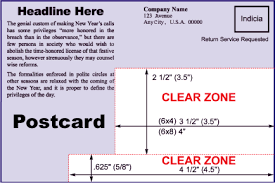Mailing Guidelines Postcard Template Templates Template Design
