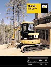 How to change buckets on a mini excavator using a half hitch. 304 Cr Mini Hydraulic Excavator Specalog Manualzz