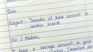 Write your full account number and where you want to transfer the bank account. Application To Bank Manager For Transfer Bank Account Letter For Transfer Bank Account In English Youtube