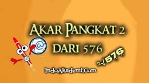2 akar real sama x1 x2 d 0 merupakan jenis akar persamaan kuadratyang menghasilkan akar akar bernilai sama x1 x2. Akar Pangkat 2 Dari 576 Hasil Dari 576 Menggunakan Pohon Faktor Youtube
