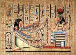 Ancient Egyptian Art On Egyptian Papyrus Unique Handmade Art For Sale At Arkangallery Com Title Ancient Egyptian Art Ancient Egyptian Artwork Egyptian Art