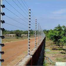 Find photos of electric fence. Ss Solar Electric Fencing For Agriculture Rs 180 Meter Swakarm Id 22437282188