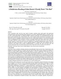 Always and forever, i love you, malaysia! Pdf A Bakhtinian Reading Of John Donne S Parody Poem The Bait Refaat Alareer And Noritah Omar Academia Edu