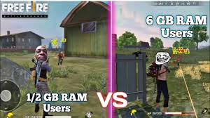 Free Fire 1 2 Gb Ram Vs 6 8 Gb Ram Users Garena Free Fire Battlegrounds Youtube