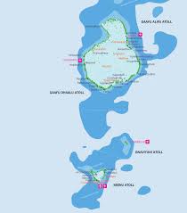 Maldives Map With Resorts Airports And Local Islands 2019