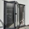 The bifold door panels can be made up to 1200mm wide and 2800mm high, while greater heights can be achieved by using sliding posts to achieve tall bifold double glazing is a minimum requirement for external doors and windows. 1