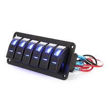 It might sound weird, but i have a van with 3 different doors, 2 x sliding ones & rear barn ones. China Waterproof Dash 5 Pin Red Blue Green Light On Off 12v Led Aluminum 6 Gang Rocker Switch Panel For Boat Car Rv Truck China Rocker Switch Panel Switch Panel