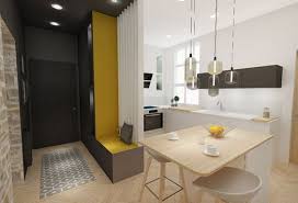 Des Idees Pour Creer Et Delimiter Un Espace Entree Cuisines Maison Belle Maison Maison Et Appartement