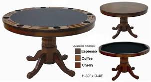 Poker Table 2 In 1 Reversible Top Round Poker Table Poker Table Best Pool Tables