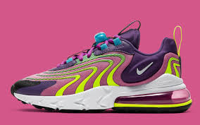 Nike Air Max 270 React Eng Eggplant White Magic Flamingo For Women In 2020 Cheap Nike Air Max Nike Air Air Max 270