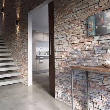 Plaquette De Parement Designorient Papier Peint Brique Gris Mur Brique Brique Grise
