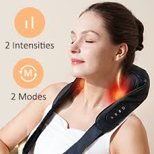 Amazon.com: Neck Massager with Heat, Deep Kneading Massage, Shiatsu Neck  and Back Massagers for Neck, Shoulder Traps Pain Relief, KN6 V28 : Health &  Household