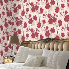 Graham Brown Elinor Carmine Cream Wallpaper Departments Diy At B Q Bedroom Wall Designs Cream Wallpaper Bedroom Wall