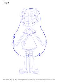 Learn How To Draw Star Butterfly From Star Vs The Forces Of Evil Star Vs The Forces Of Evil Step By Step Drawing Tu Star Butterfly Force Of Evil Drawings