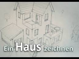 Ein Haus Zeichnen Die Vorzeichnung Das Wurfelprinzip Haus 02 Youtube Hauser Zeichnen Vorzeichnung Zeichnen