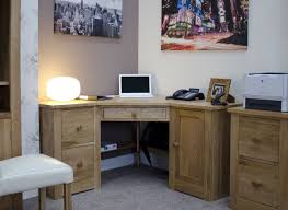 Homestyle Torino Light Oak Corner Computer Desk From The Bed Station