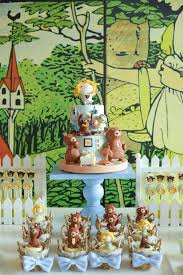 Baby shower baptismal christening package edible cake cupcake. Justine S Goldilocks And The Three Bears Themed Party 1st Birthday Party Doll Manila