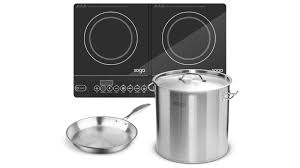 Each vegetable stock pot is free from artificial colours and preservatives. Buy Soga Dual Burners Cooktop Stove With 21l 30cm Stainless Steel Stock Pot And 30cm Induction Fry Pan Harvey Norman Au